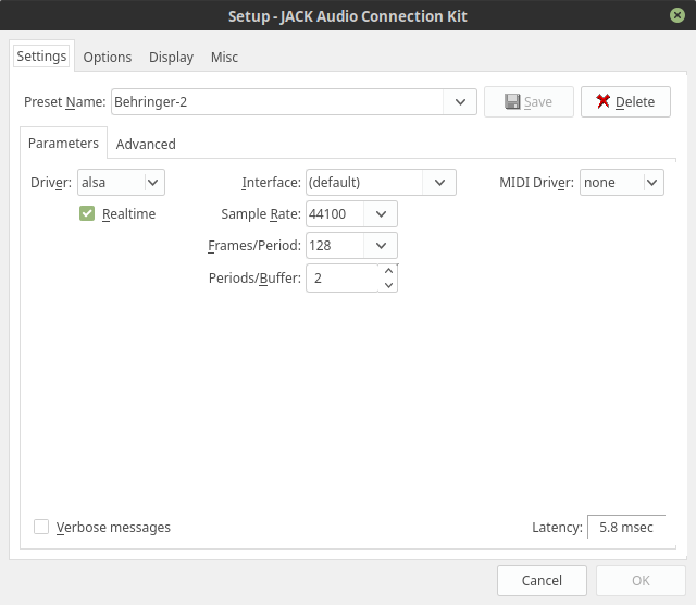 JACK Audio Connection Kit UnityConstruct